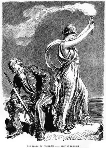 Images Dated 28th July 2008: The Torch of Freedom, Keep it Burning, 1916