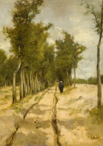 Vanishing Point Prints: The Torenlaan in Laren, 1886. Creator: Anton Mauve