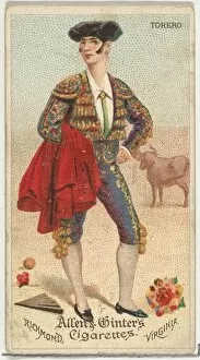 Bullfighting Collection: Torero, from Worlds Dudes series (N31) for Allen & Ginter Cigarettes, 1888