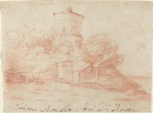 Claude Lorraine Prints: Torione Anticho Fori di Roma, c. 1630/1635. Creator: Claude Lorrain