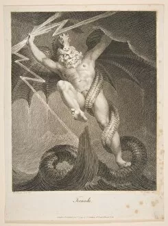 Fuseli Jean Henri Gallery: Tornado-Zeus Battling Typhon (Erasmus Darwin, The Botanic Garden), August 1, 1795