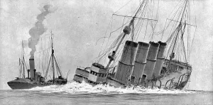 Sinking Prints: A torpedoing immediately avenged; On December 14