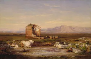 Goatherd Prints: Torre di Schiavi, 1865. Creator: Thomas Hiram Hotchkiss