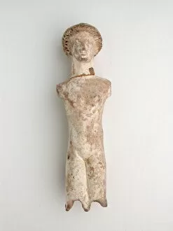 Doll Collection: Torso From a Doll, late 5th-4th century BCE. Creator: Unknown