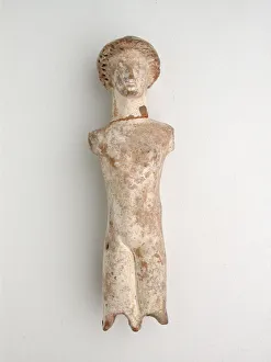 Doll Collection: Torso From a Doll, late 5th-4th century BCE. Creator: Unknown