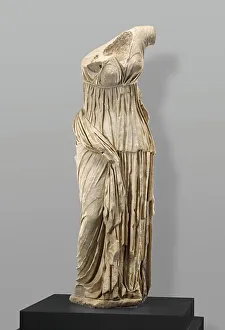 Muse Prints: Torso of a Statue of a Draped Figure