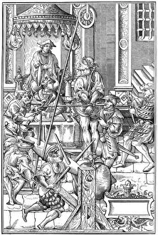 Torturer Gallery: Torture, 1541 (1849).Artist: A Bisson