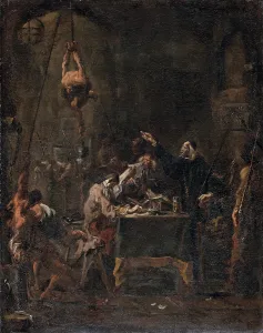 Penitentiary Prints: Torture Scene, 1727-1730. Creator: Alessandro Magnasco