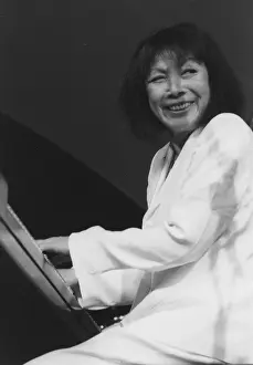 Jazz Festival Prints: Toshiko Akiyoshi, Brecon Jazz Festival, Wales, 1995. Creator: Brian Foskett