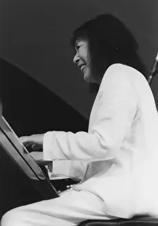 Jazz Festival Prints: Toshiko Akiyoshi, Brecon Jazz Festival, Wales, 1995. Creator: Brian Foskett