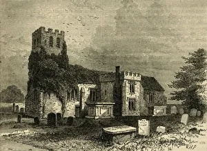 Old And New London Collection: Tottenham Church, c1876. Creator: Unknown