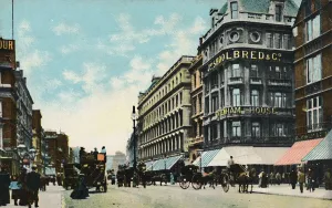 Department Store Prints: Tottenham Court Road, London, 1906. Creator: Unknown