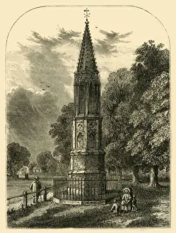 Old And New London Collection: Tottenham High Cross, 1820, (c1876). Creator: Unknown
