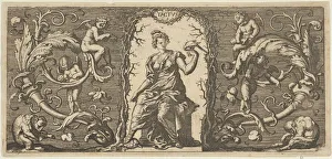 Personification Gallery: Touch (Tactus), from Quinque Sensuum (Five Senses), ca. 1655. Creator: Francis Cleyn