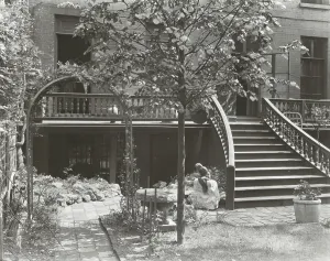 Lantern Slides 1910 1920 Gmgpc Prints: The Touchstone Garden, 118-120 East 30th Street