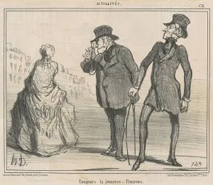 Toujours la jeunesse - Flourens, 19th century. Creator: Honore Daumier