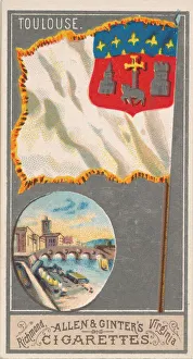 Toulouse, from the City Flags series (N6) for Allen & Ginter Cigarettes Brands, 1887