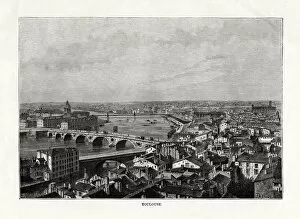 Midi Pyrenees Collection: Toulouse, France, 1879. Artist: Taylor