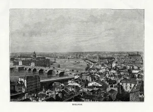 Midi Pyrenees Collection: Toulouse, France, 1879. Artist: Taylor