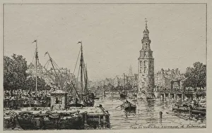 Maxime Lalanne Prints: Tour de Montelban, Amsterdam, 1884. Creator: Maxime Lalanne (French, 1827-1886)