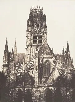 Bacot Gallery: Tour de Saint-Ouen, Rouen, 1852-54. Creator: Edmond Bacot