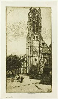 Rouen Gallery: Tour St. Laurent, Rouen, 1899. Creator: Donald Shaw MacLaughlan
