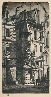 Tourelle De La Rue De La Tixeranderie (2nd State, 9 3/4 x 5 3/16 Inches), 1852, (1927) Tourelle De La Rue De La Tixeranderie (2nd State, 9 3/4 x 5 3/16 Inches), 1852, (1927)