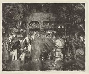 Bellows George Wesley Gallery: The Tournament, 1920. Creator: George Wesley Bellows