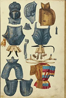 Tournament Book Prints: Tournament Armor, about 1560-1570. Creator: Unknown