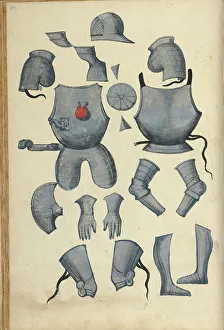 Tournament Book Prints: Tournament Armor, about 1560-1570. Creator: Unknown