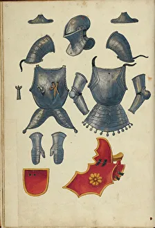 Tournament Prints: Tournament Armor, about 1560-1570. Creator: Unknown
