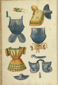 Tournament Prints: Tournament Armor, about 1560-1570. Creator: Unknown