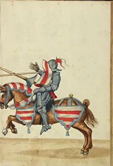 Tournament Prints: A Tournament Contest, about 1560-1570. Creator: Unknown