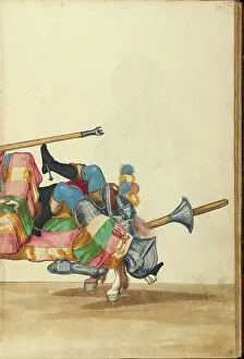 Tournament Prints: A Tournament Contest, about 1560-1570. Creator: Unknown