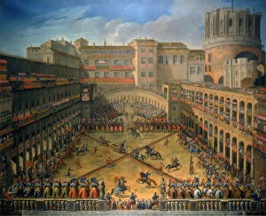 Tournament in a Court of the Vatican, Rome, 1565