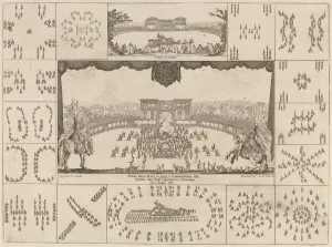 Formation Prints: Tournament Executed in Florence for the Marriage of Grand Duke Ferdinand II, 1637