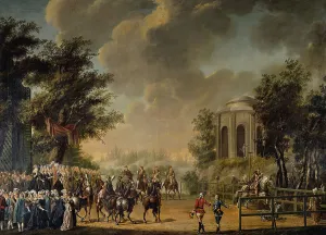 Festivities Prints: Tournament at the Fête de Diane. Creator: Per Hillestrom