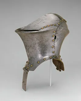 Innsbruck Prints: Tournament Helm (Stechhelm), Innsbruck, c. 1490. Creator: Unknown