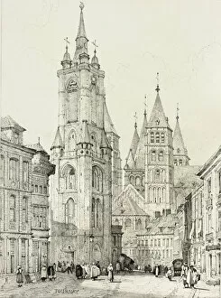 Alter Gallery: Tournay, 1833. Creator: Samuel Prout