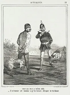 Pigs Prints: Tous les deux la même idée. -Il m'ennuie cet homme se je lui faisais attraper la trichinose?