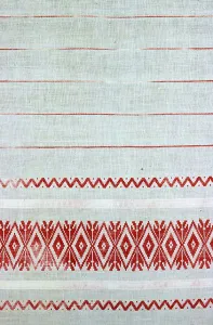 Over Towel Section, Sweden, c. 1775. Creator: Unknown