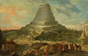 Religious Motif Prints: The Tower of Babel, 1601-1625. Creator: Unknown