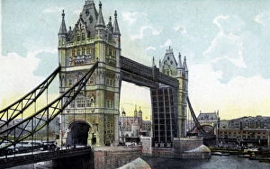 London Landmarks Collection: Tower Bridge, London, 20th Century