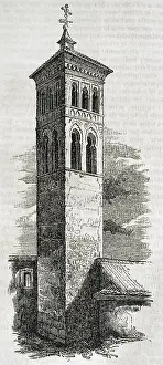 Portion Prints: Tower of the Church of San Roman