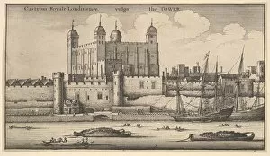Tower Of London Collection: Tower of London, 1625-77. Creator: Wenceslaus Hollar
