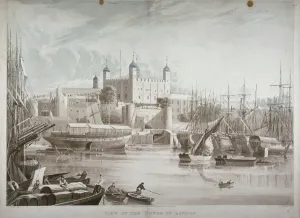 Tower of London, 1819. Artist: Daniel Havell