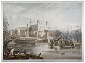 Daniel Havell Gallery: Tower of London, 1819. Artist: Daniel Havell