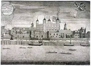 Nicholls Prints: Tower of London, c1750. Artist: Sutton Nicholls