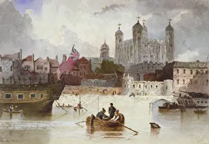 Red Ensign Prints: Tower of London, c1800. Artist: Thompson
