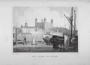 Gastineau Prints: Tower of London, c1830. Artist: William Woolnoth